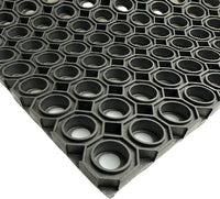 Non Slip Door Mat Rubber Ring Heavy Duty Outdoor Entrance Stable Drainage Large