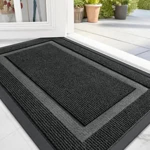 OLANLY Front Door Mat Indoor Outdoor Entrance, Waterproof All-Season, All