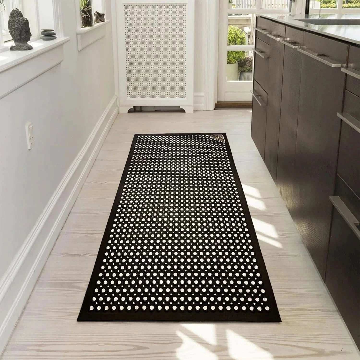 Commercial Rubber Mat Anti-Fatigue Non-Slip Drainage Floor Mat for Outdoor Use