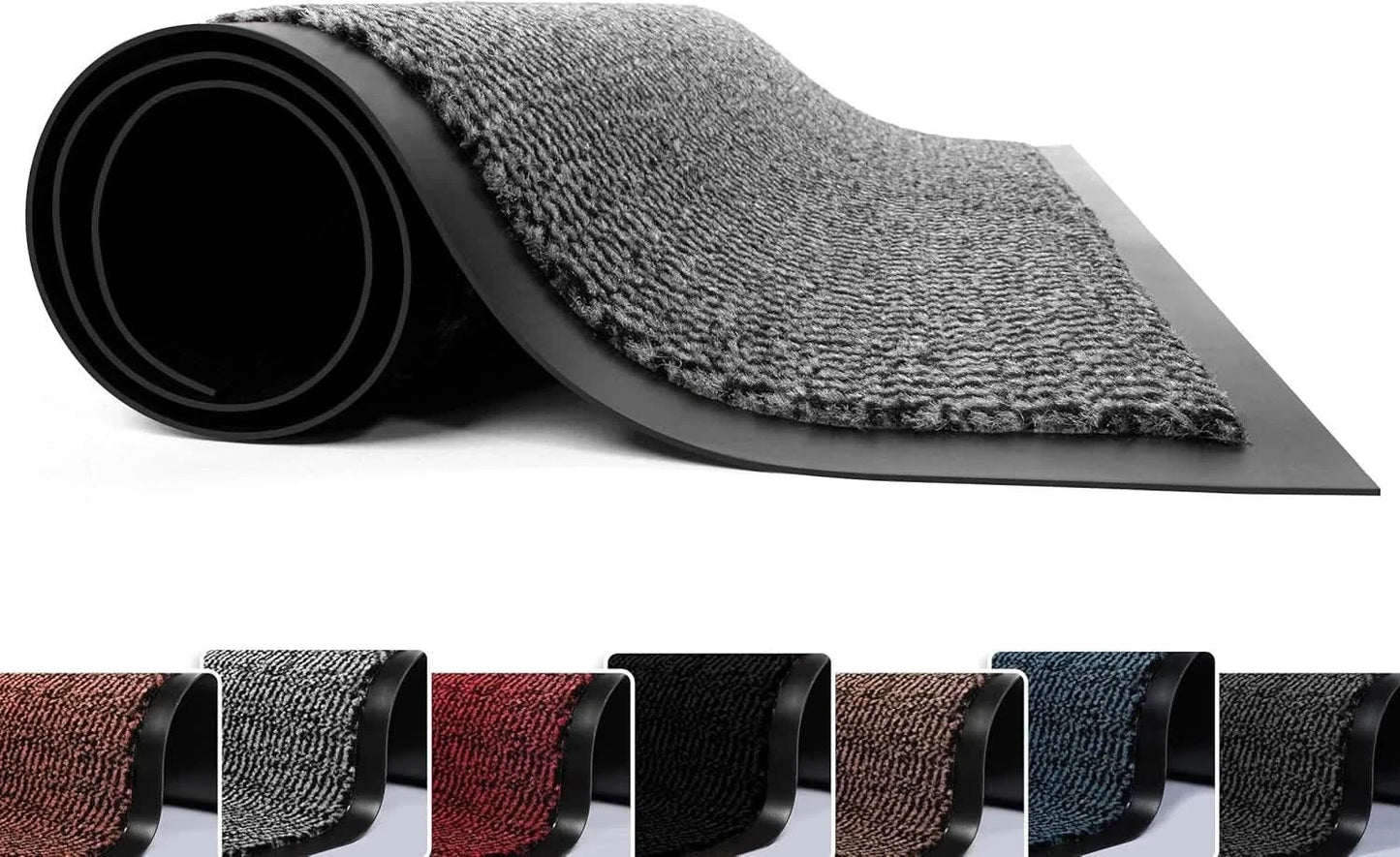 Heavy Duty Non-Slip Rubber Barrier Door Mat Backing Entrance Kitchen Floor Mats