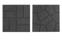 Nicoman Paver Stone Recycled Rubber Stepping Stone Decking Tile For Garden Patio
