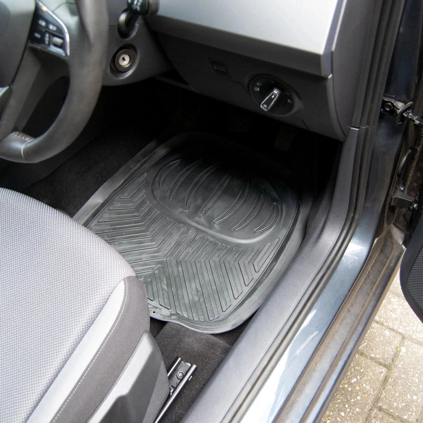 For ROLLS-ROYCE CULLINAN - Heavy Duty Universal Car Floor Mats Rubber Deep Tray
