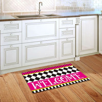 Briarwood Lane Neon Checkerboard Doormat