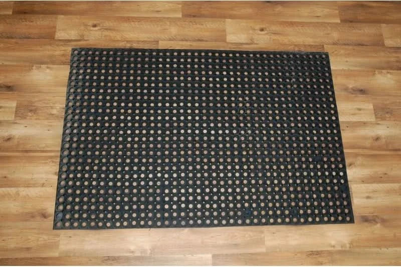Heavy Duty DOOR MAT RUBBER Non-Slip Hollow Entrance DOORMAT Outdoor Durable