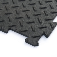 10 x Alpha Tile Workshop Van Garage Shed Utility - Recycled Rubber - 30 x 30cm