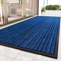 Non-Slip Rubber Door Mat Heavy Duty Washable Rug Indoor Outdoor Welcome Door Mat