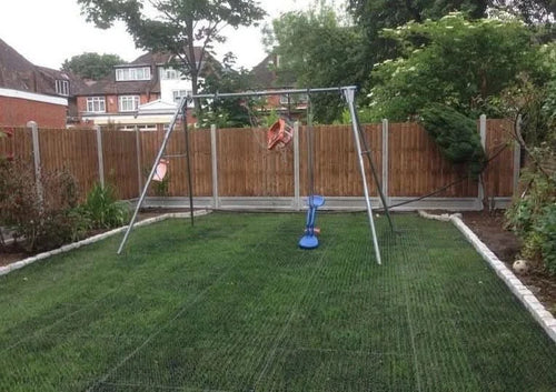 Heavy Duty Rubber Grass Mat Outdoor Safety Flooring Childrens Playground Area