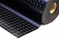 3MM Rubber Flooring Matting Heavy Duty Black Mat Anti Slip Garage Checker Ribbed