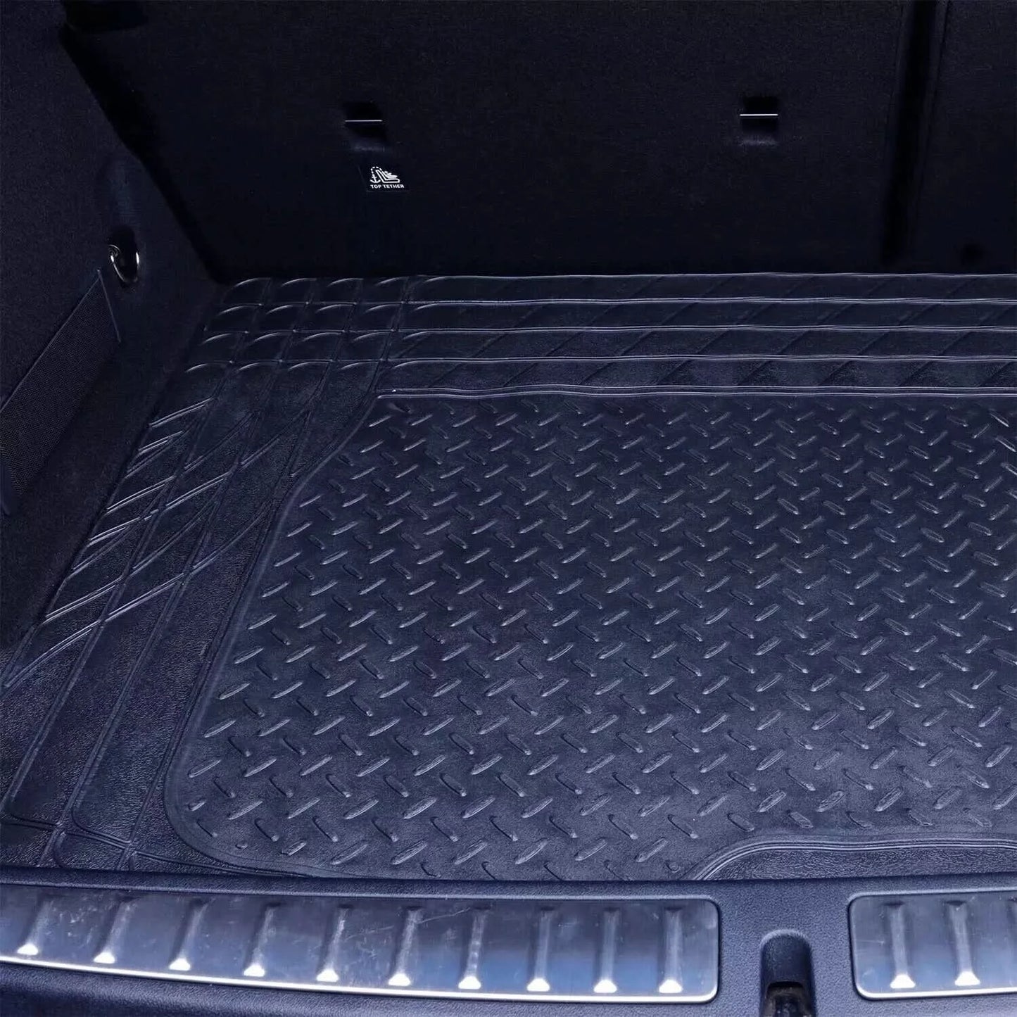 HEAVY DUTY RUBBER CAR BOOT LINER MAT - FOR VW GOLF PLUS