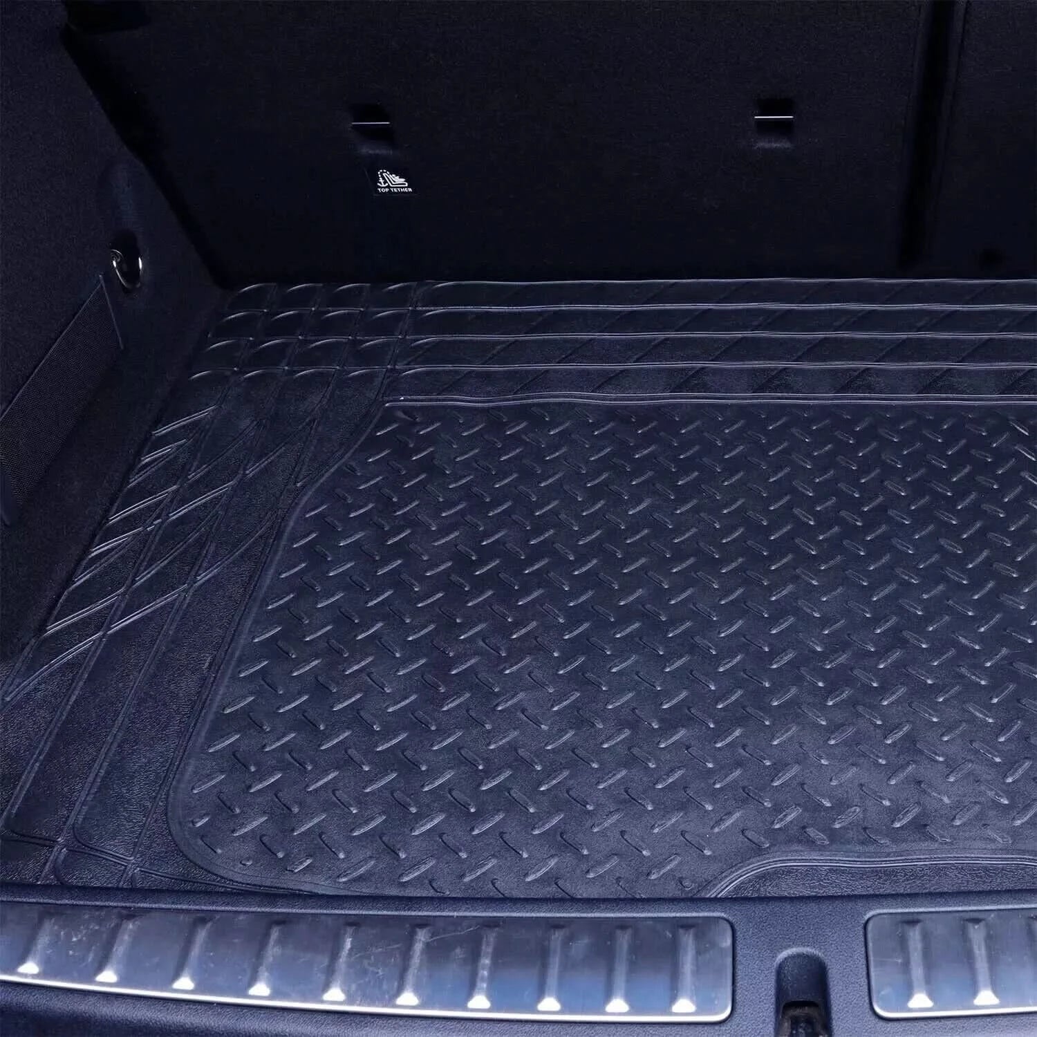 HEAVY DUTY RUBBER CAR BOOT LINER MAT - FOR VW GOLF PLUS