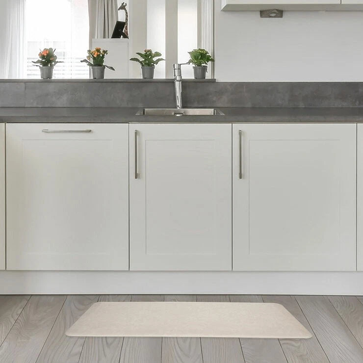 Mon Chateau Anti-Fatigue Comfort Gel Mat in Taupe Kitchen Office Mat 50 x 106 cm