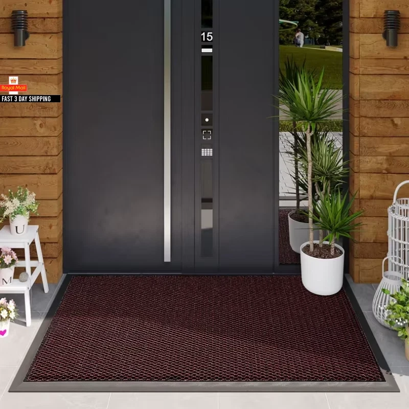Comfortable Resilient Entry Door Floor Mat Entrance Door Mat Non-Slip Foot Mat i