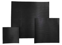 BLACK FINE RIBBED/FLUTED RUBBER MATTING 3MM & 6MM THICK ANTI SLIP VARIOUS SIZES