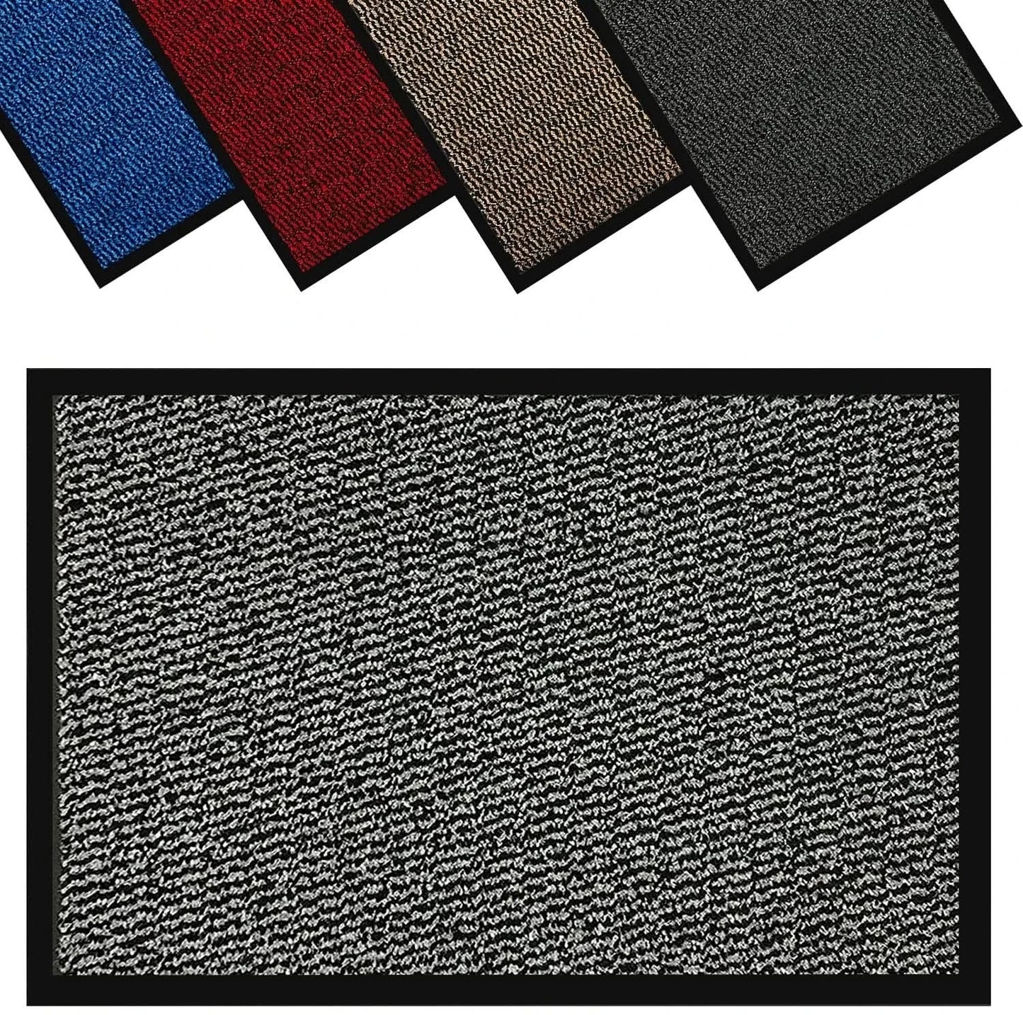 Kitchen Mat Non Slip Washable Rubber backed Floor Mats Indoor Dirt trapper Door