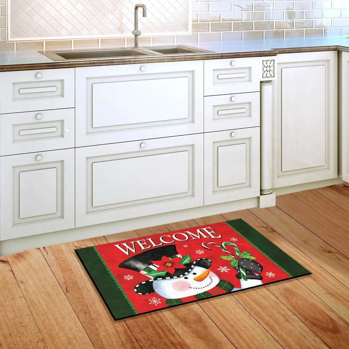 Briarwood Lane Christmas Snowman Welcome Doormat