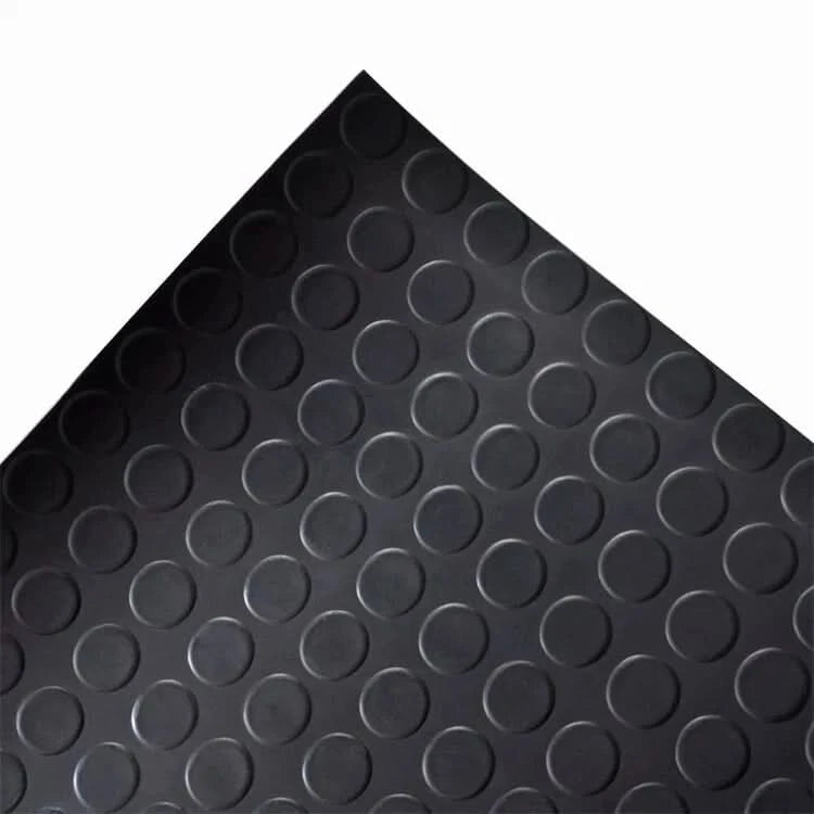 3MM Rubber Floor Matting Heavy Duty Garage Coin Penny Gym Floor Adhesive Glue