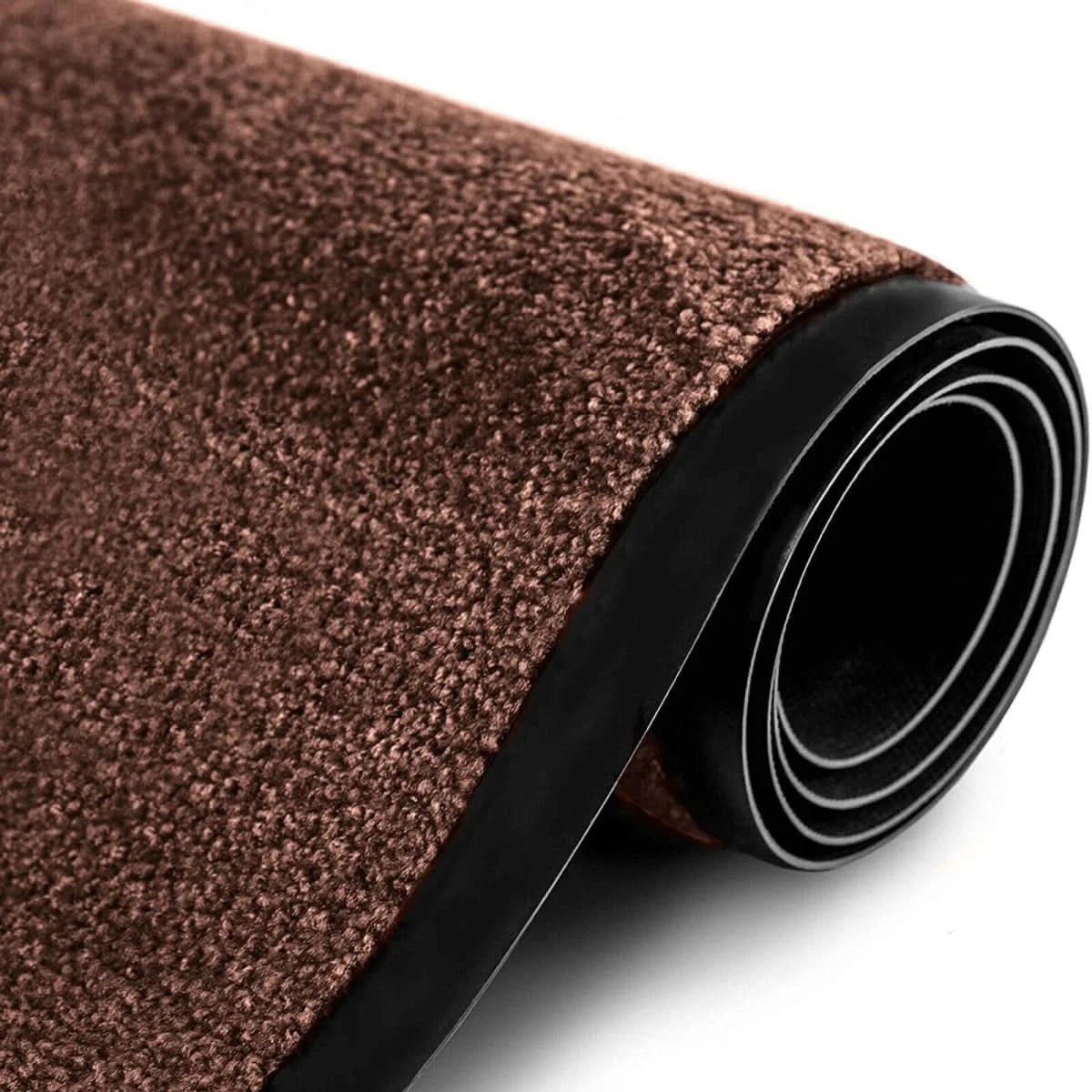 Barrier Mat Brown 90x150cm Heavy-Duty Rubber Eco-Friendly Entrance Rug Door Mat