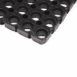 Heavy Duty Door Mat Non Slip Hollow Rubber Doormat Outdoor Anti Fatigue 50x100cm