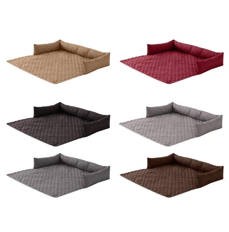 Foldable Dog Bed Mat Soft Cushion Pet Sleep Bed for Outdoor Use Large Size