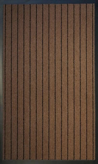 Non Slip Heavy Duty Rubber Edged PVC Striped Design Coloured Door Entrance Mats