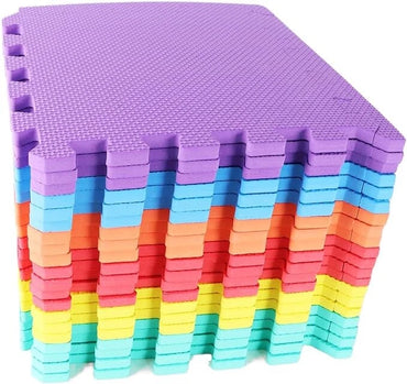 Faxatuo Exercise Mats, 20pcs Gym Flooring Interlocking EVA Floor Tiles