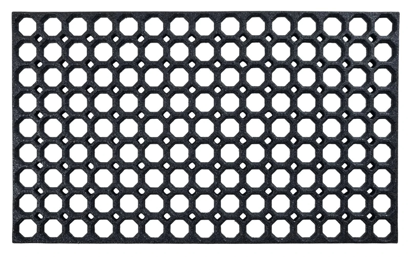 Large Hollow Rubber Ring Door Mat Heavy Duty Entrance Non Slip Garden Outdoor