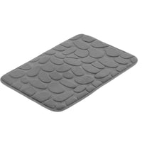 Flannel Doormat Cobble Shaped Carpet Soft Absorbent Mat Nonslip Mat Bathroom Rug