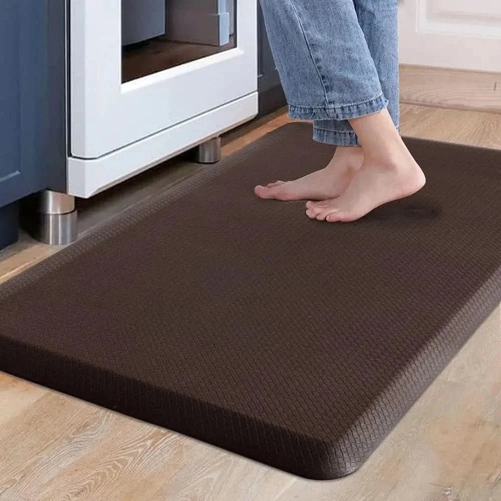 Non Slip Anti Fatigue Kitchen Standing Mat Cushioned PVC Waterproof Rug