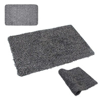 IvyGrip Black 36"x24" Magic Doormat,Super Absorbs Mud Rubber Back Door mat,Non-