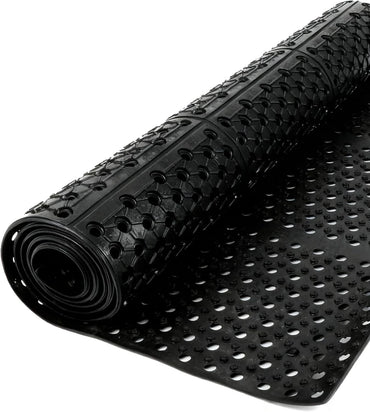 Large Outdoor Rubber Entrance Mat 90x210cm Heavy Duty Non Slip Door Floor Mat UK