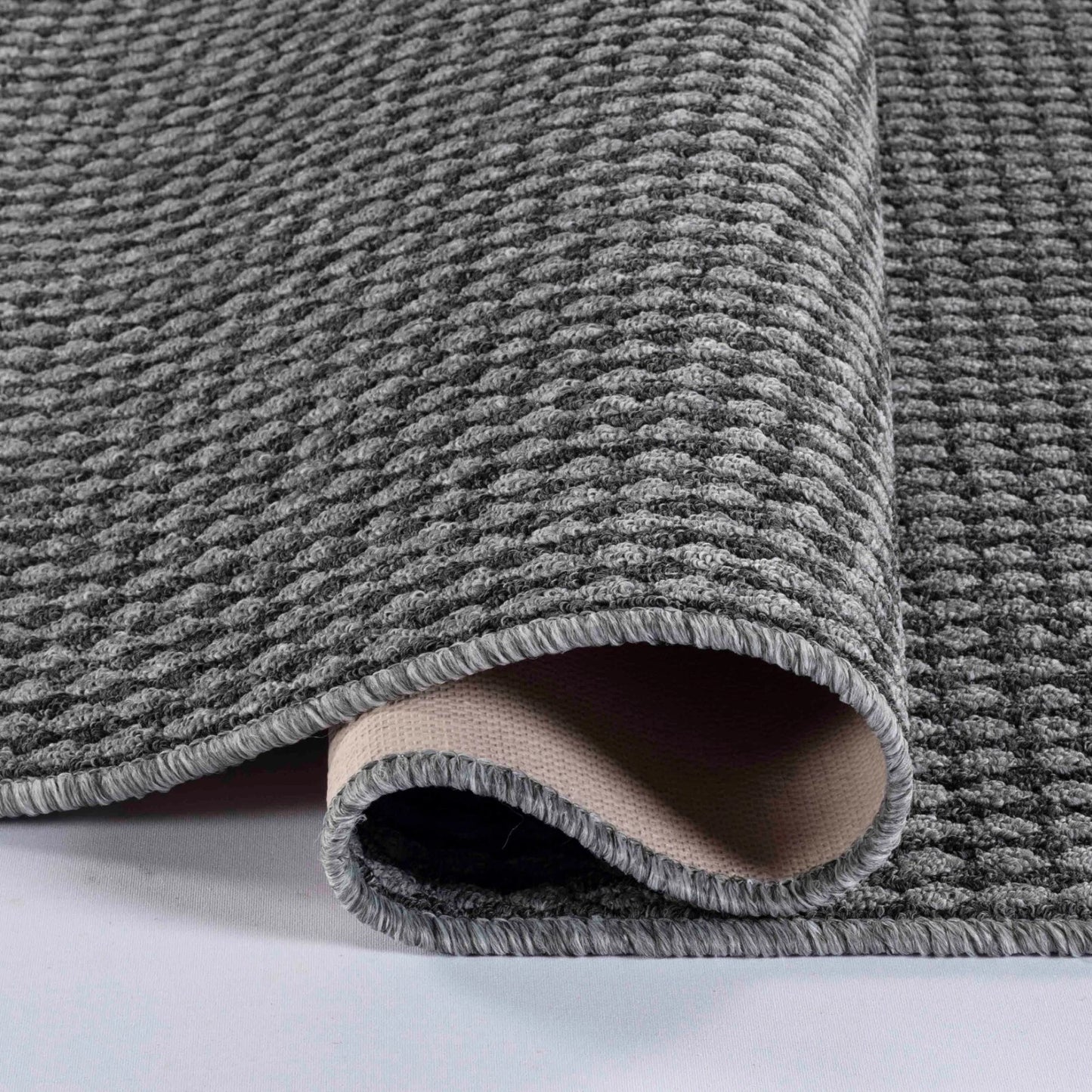 Washable Door Mats Non Slip Stripe Kitchen, Corridor, Hallway Runners Grey