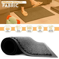 Large Heavy Duty Non Slip Rubber Barrier Mat Door Mats Runner Rugs Kitchen Hall