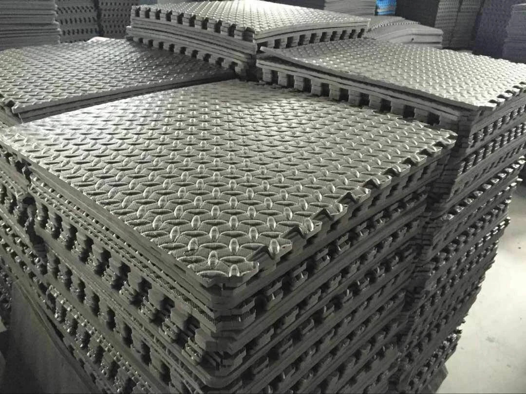 Large Black Caravan Awning Floor Mat Foam Garden Mats Camping 10mm Thickness