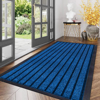 Large Heavy Duty Rubber Barrier Non Slip Door Mat Hall Kitchen Floor Runner Rug*