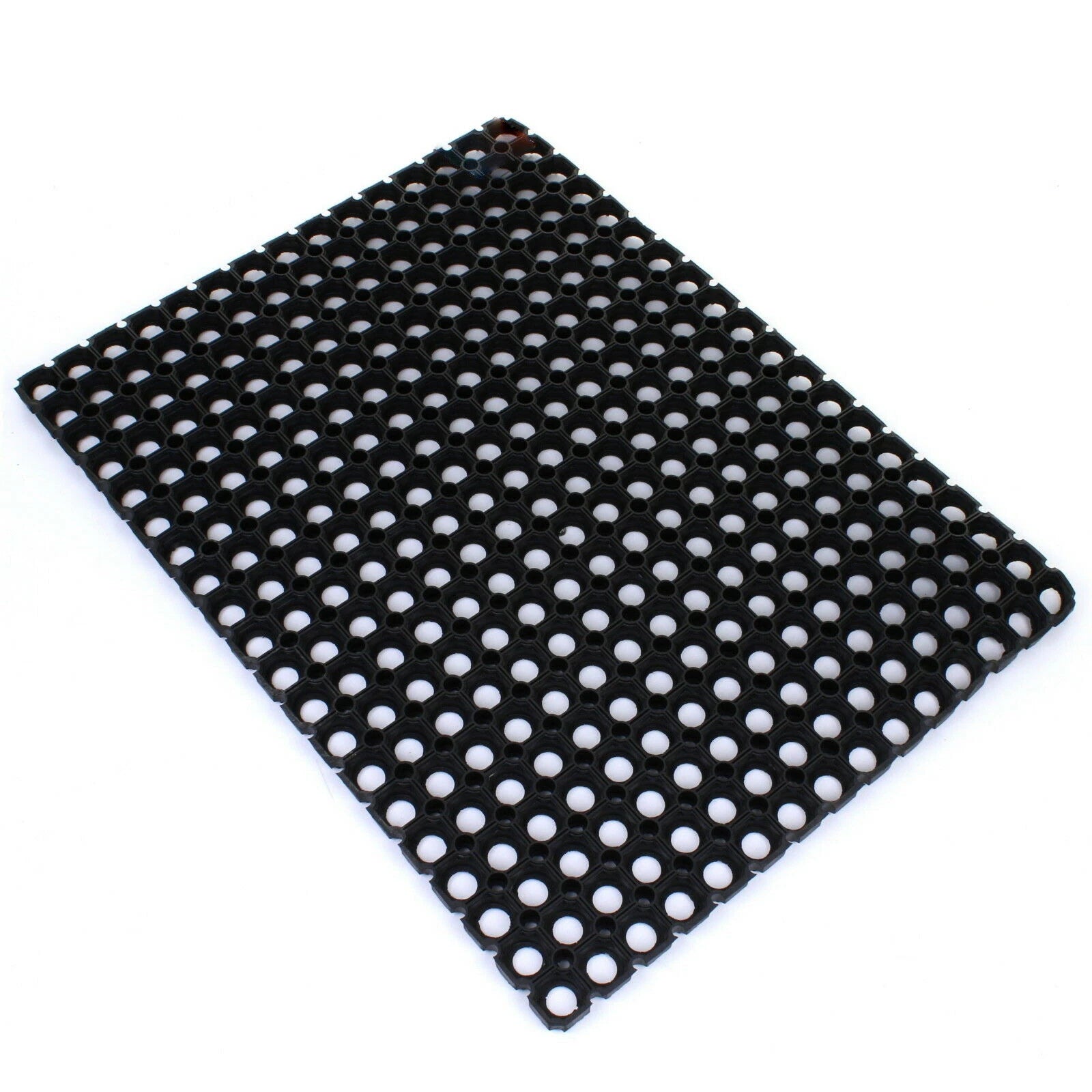 Non Slip Door Mat Rubber Ring Heavy Duty Outdoor Entrance Stable Drainage Large