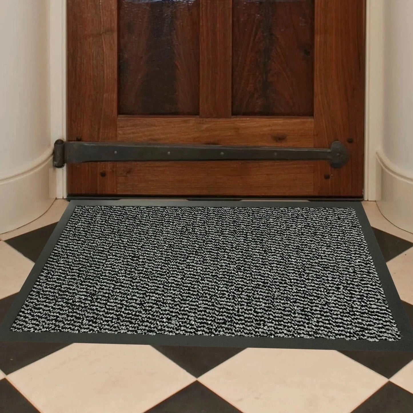 Heavy Duty Large Non Slip Rubber Door Mat Runner Rug Back Hallway & Kitchen UK