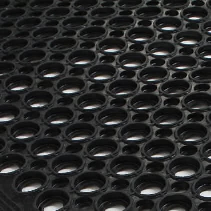 Non-Slip Anti-Fatigue Rubber Indoor & Outdoor Door Entrance Workshop Mat 3 Sizes