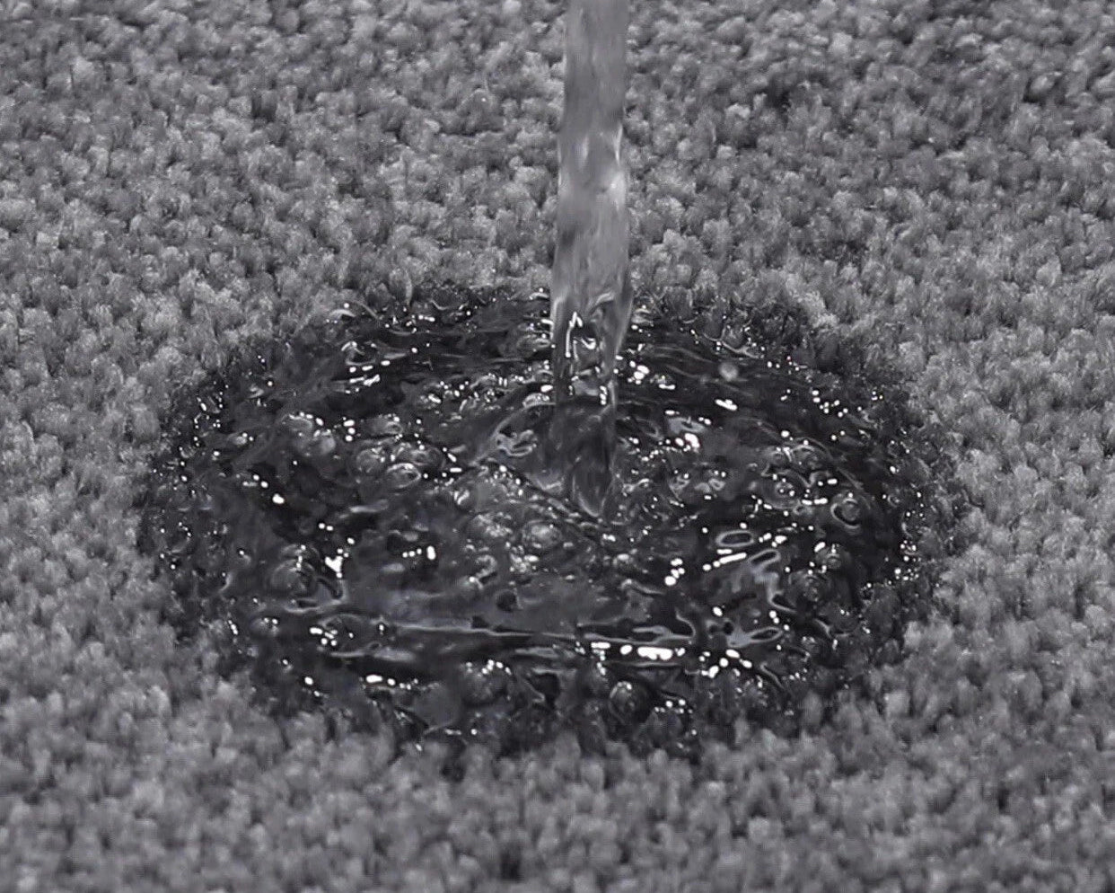 Microfibre bath mat 40x60cm super soft and absorbent extra thick non-slip, grey