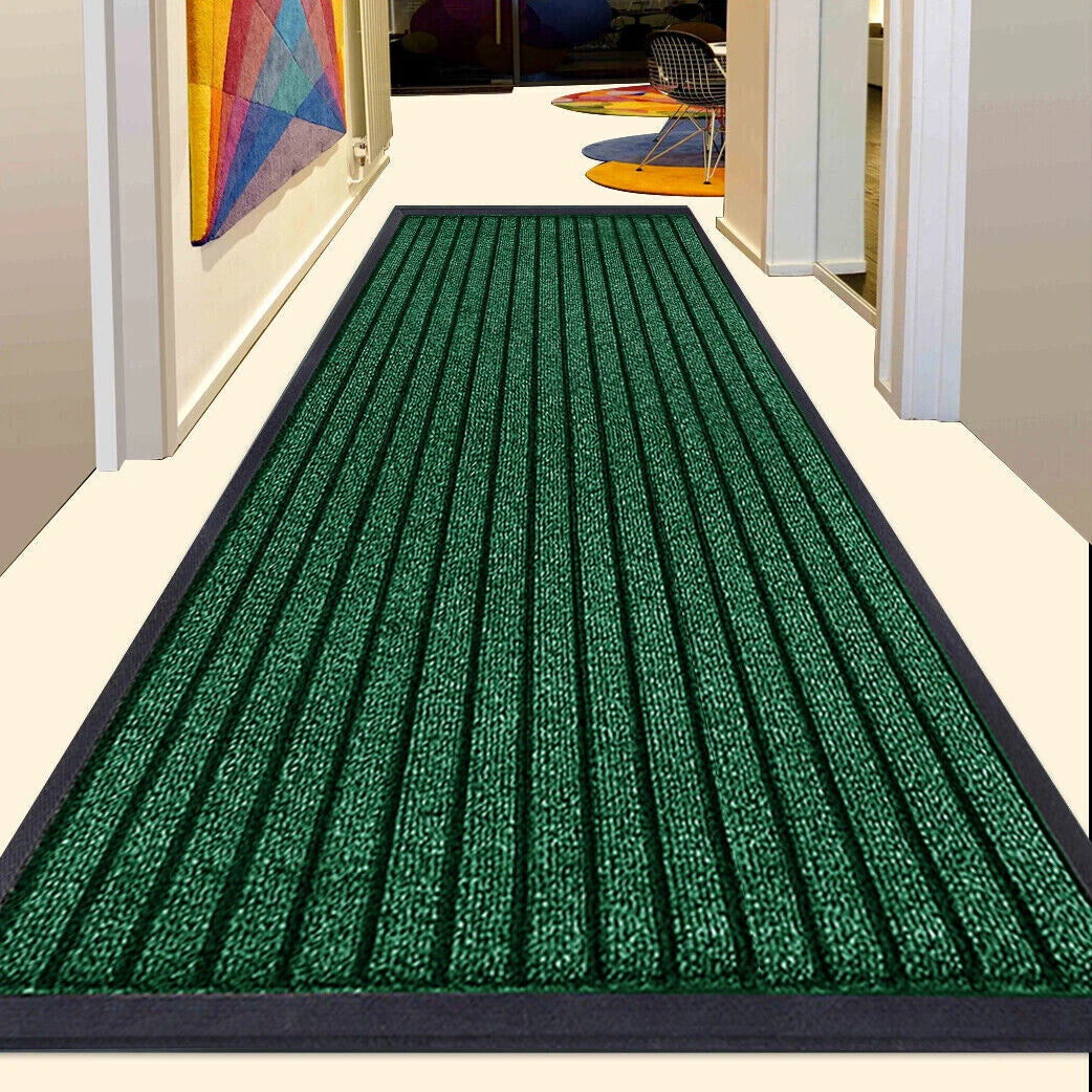 Non Slip Heavy Duty Rubber Barrier Mat Hall Hallway Kitchen Runner Rug Door Mats