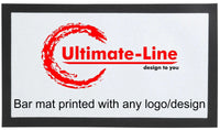 Personalised Bar Mat Beer Label Runner For Home Café PUB Printed 44cm x 25cm New