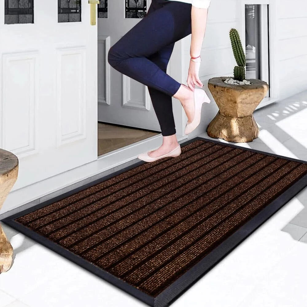 Large Heavy Duty Non Slip Rubber Back Door Barrier Mat Hallway Kitchen Floor Rug