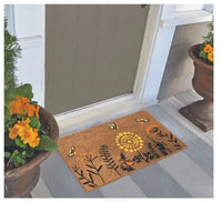 COIR DOORMATS HARDWEARING Latex Backing Different Designs Welcome Mats 70cmx40cm