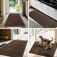 Heavy Duty Non Slip Door Mat Large Indoor Outdoor Barrier Rug Floor Entrance UK
