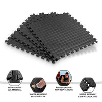 Interlocking Soft EVA Foam Floor Mat Tiles Gym Yoga Play Room Hot Tub Spa Tent