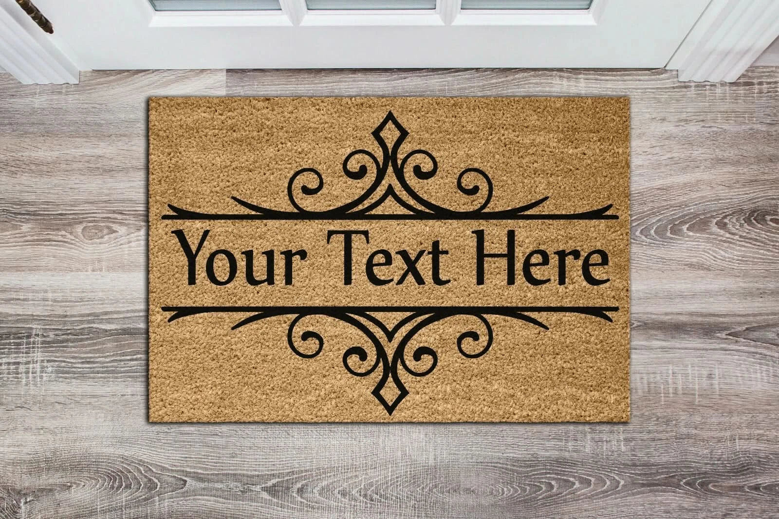 Personalised Fabulous Welcome Coir Door Mat / Custom Bespoke Floor Rug Large