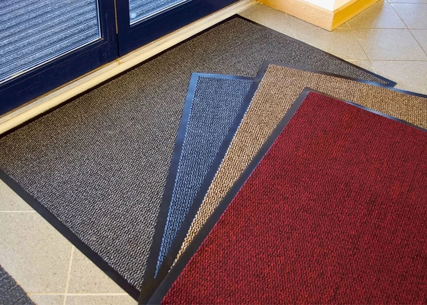 Plush Choice Entrance Mat Indoor Door Mat Dirt Trapping Non Slip PVC Backed