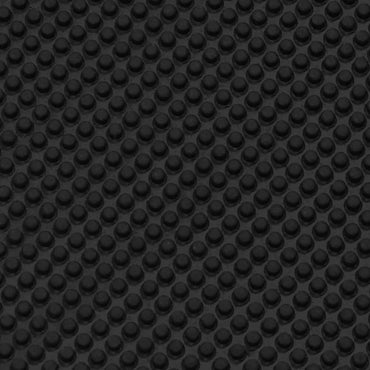 JVL Foliage Scraper Black Rubber Pin Outdoor Entrance Foyer Patio Doormat