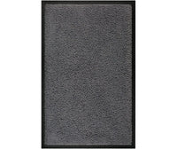 Grey Door Mat Indoor Outdoor Kitchen Floor Rug Non Slip Mats Washable Large