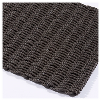 Doormat Grey 55x100cm Biodegradable Polypropylene Reversible Heavy-Duty Door Mat