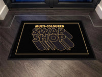 Swap Shop Black Door Floor Mat House Garage Sign Workshop